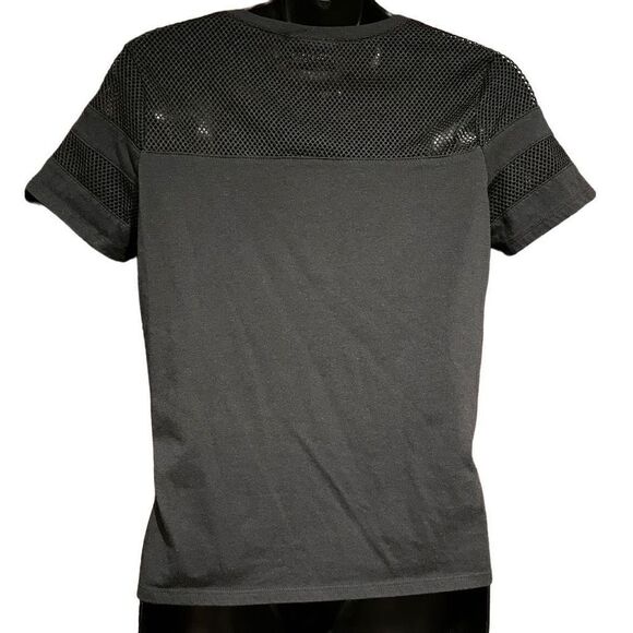 DC Comics Batman Black Mesh Football Jersey Shirt Junior’s Small - Picture 3 of 5